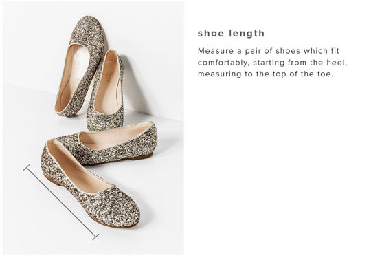 Bardot Junior Shoes Size Guide